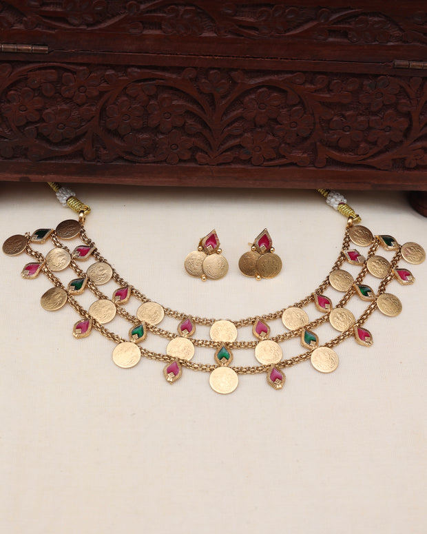 3 layer coin choker set