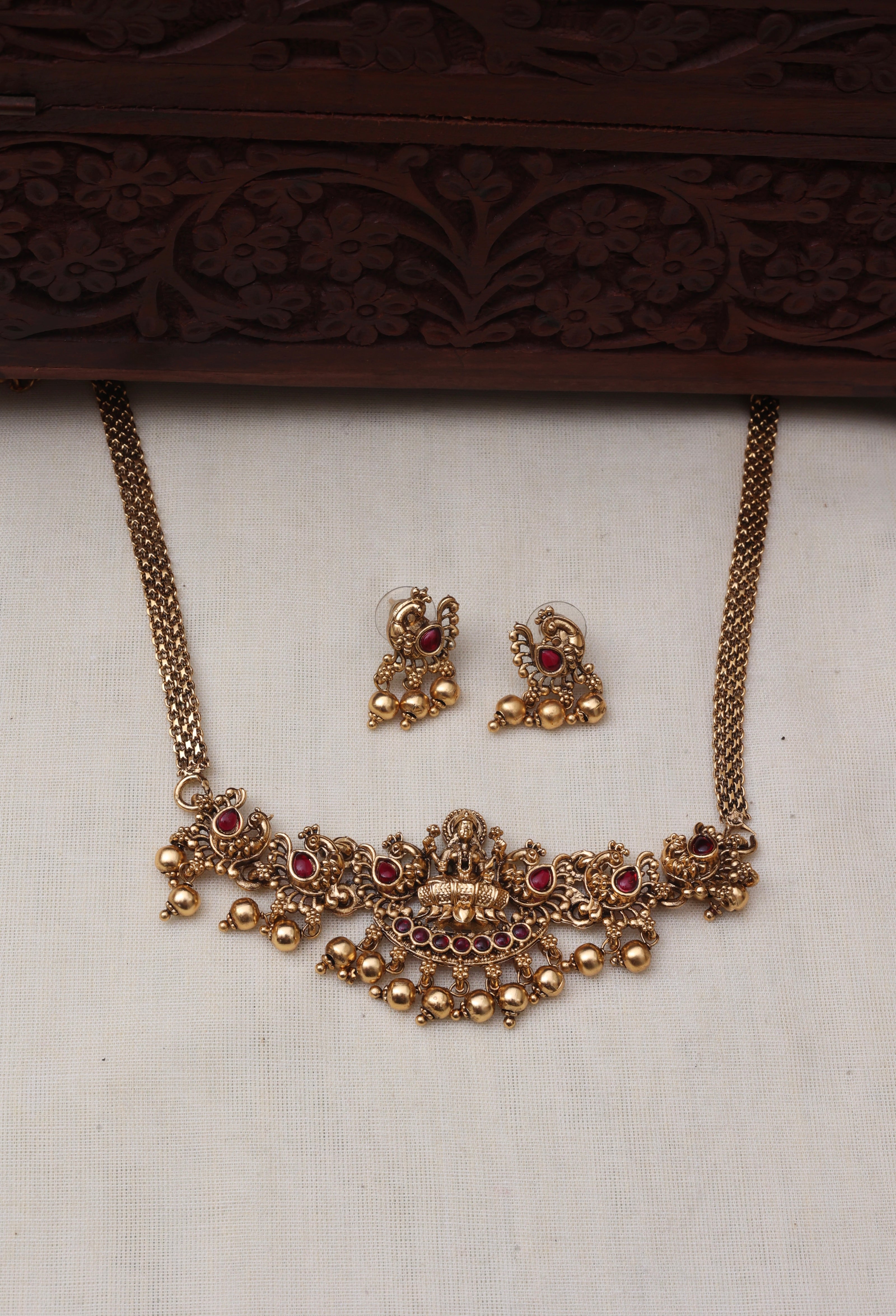 Athira choker set Ruby-JS 0199