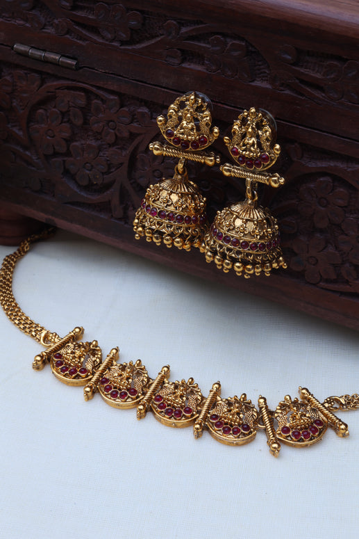 Pancha Lakshmi necklace set