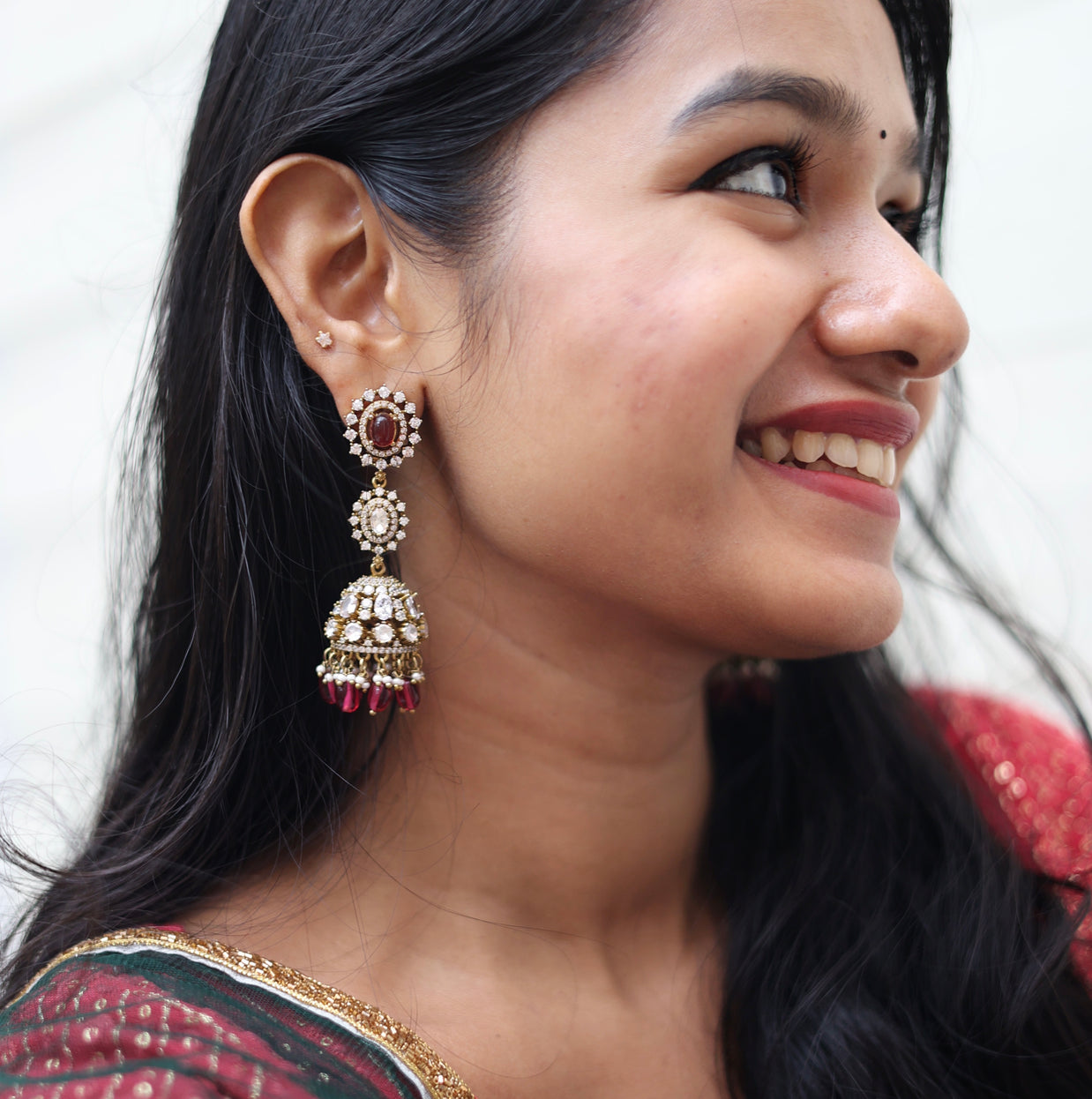 Premium Ratanmayi Victorian Jhumkas