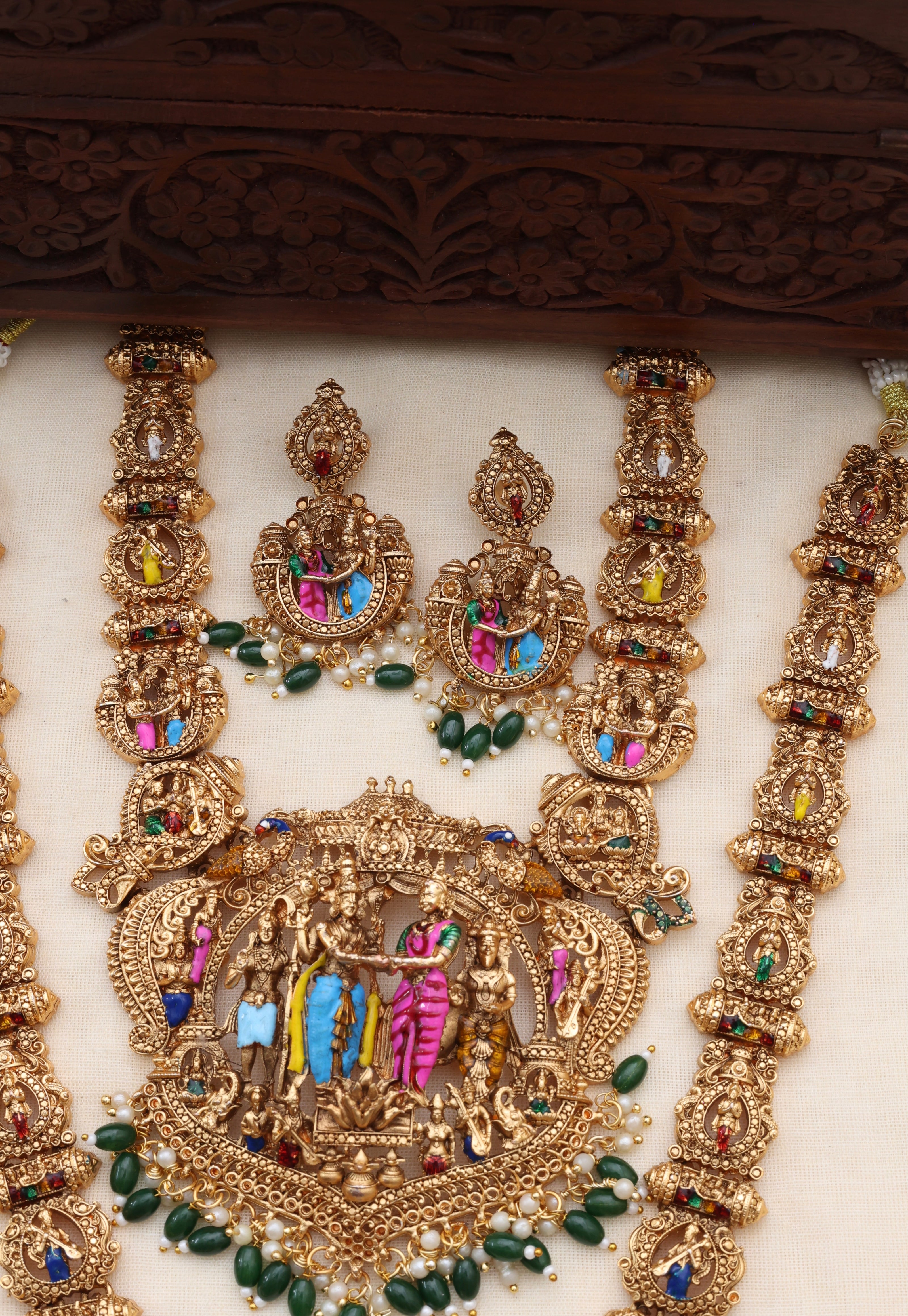 Perumaal mangallya bridalset-(BS-024)