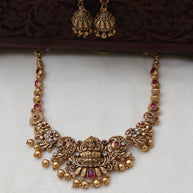 Ruby Rani necklace set-JS 0189