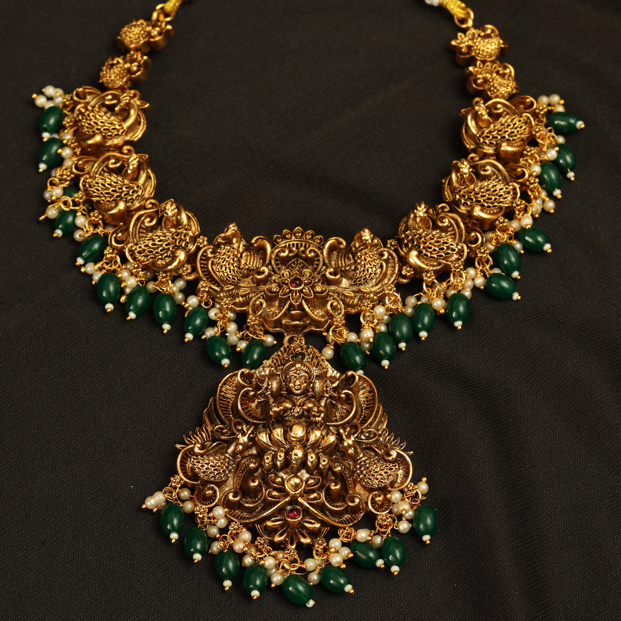 Regal Lakshmi Peacock Set