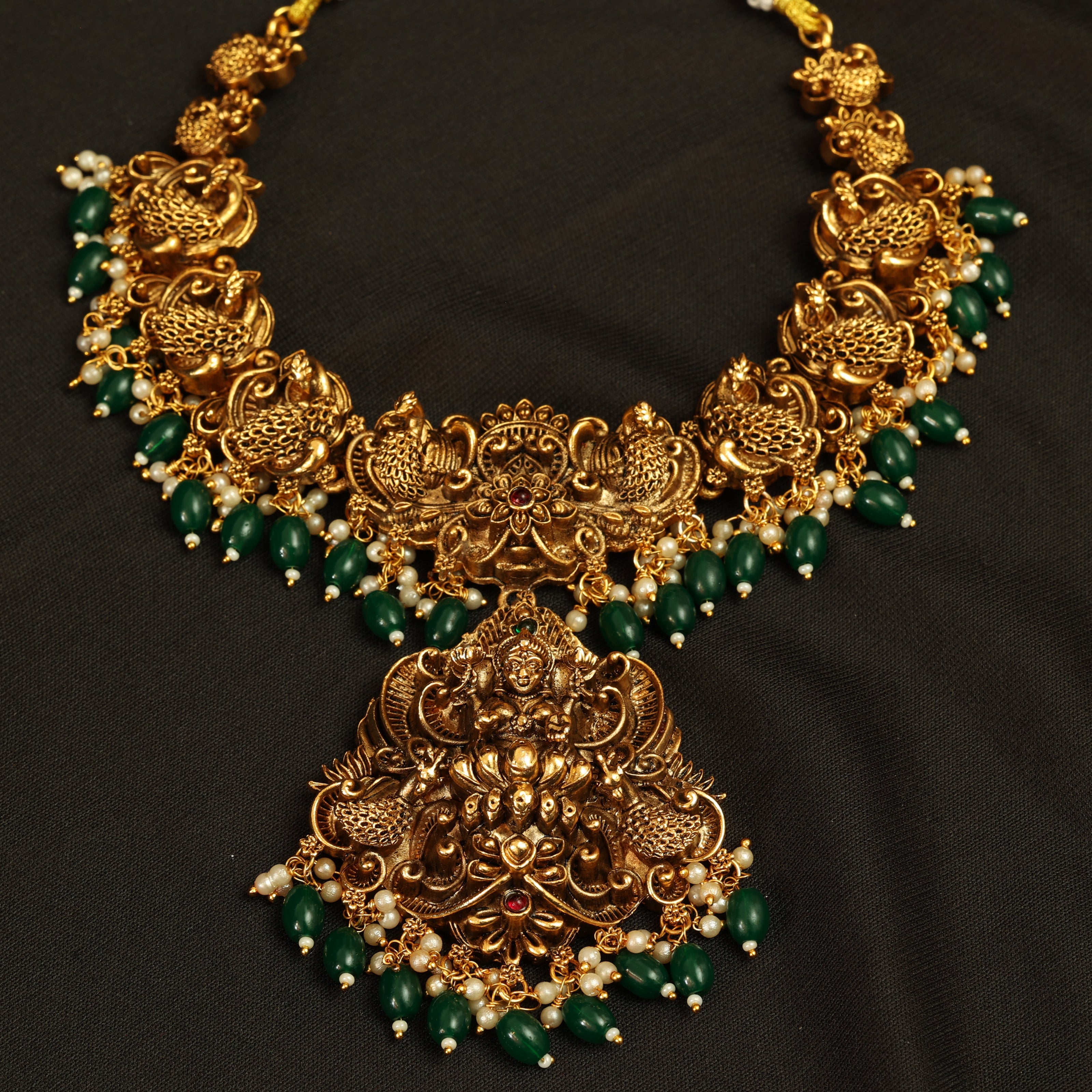 Regal Lakshmi Peacock Set