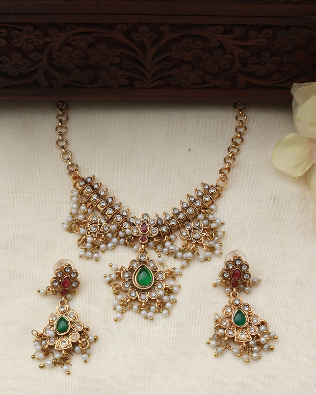 Guttapusalu choker set-(JS 0138)