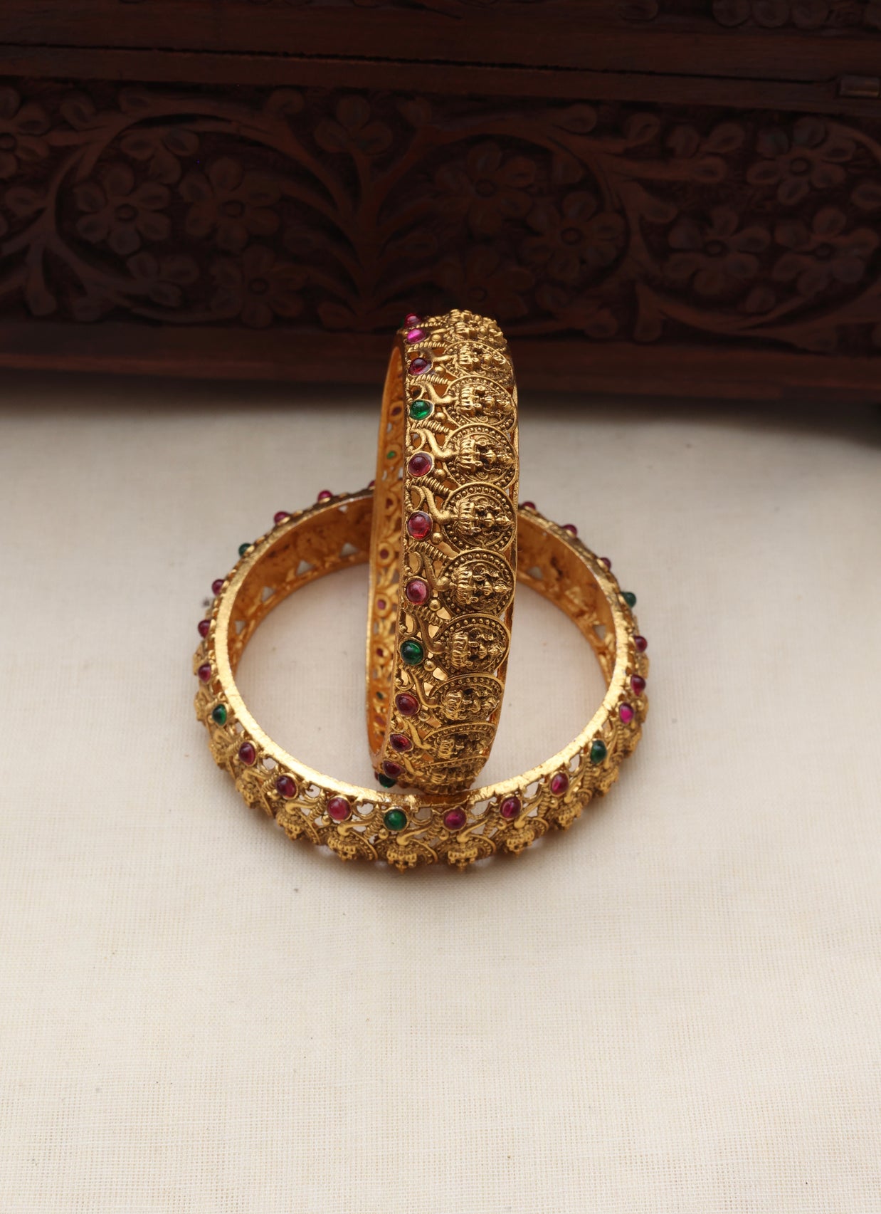 Devi coin bangles-(BR 021)