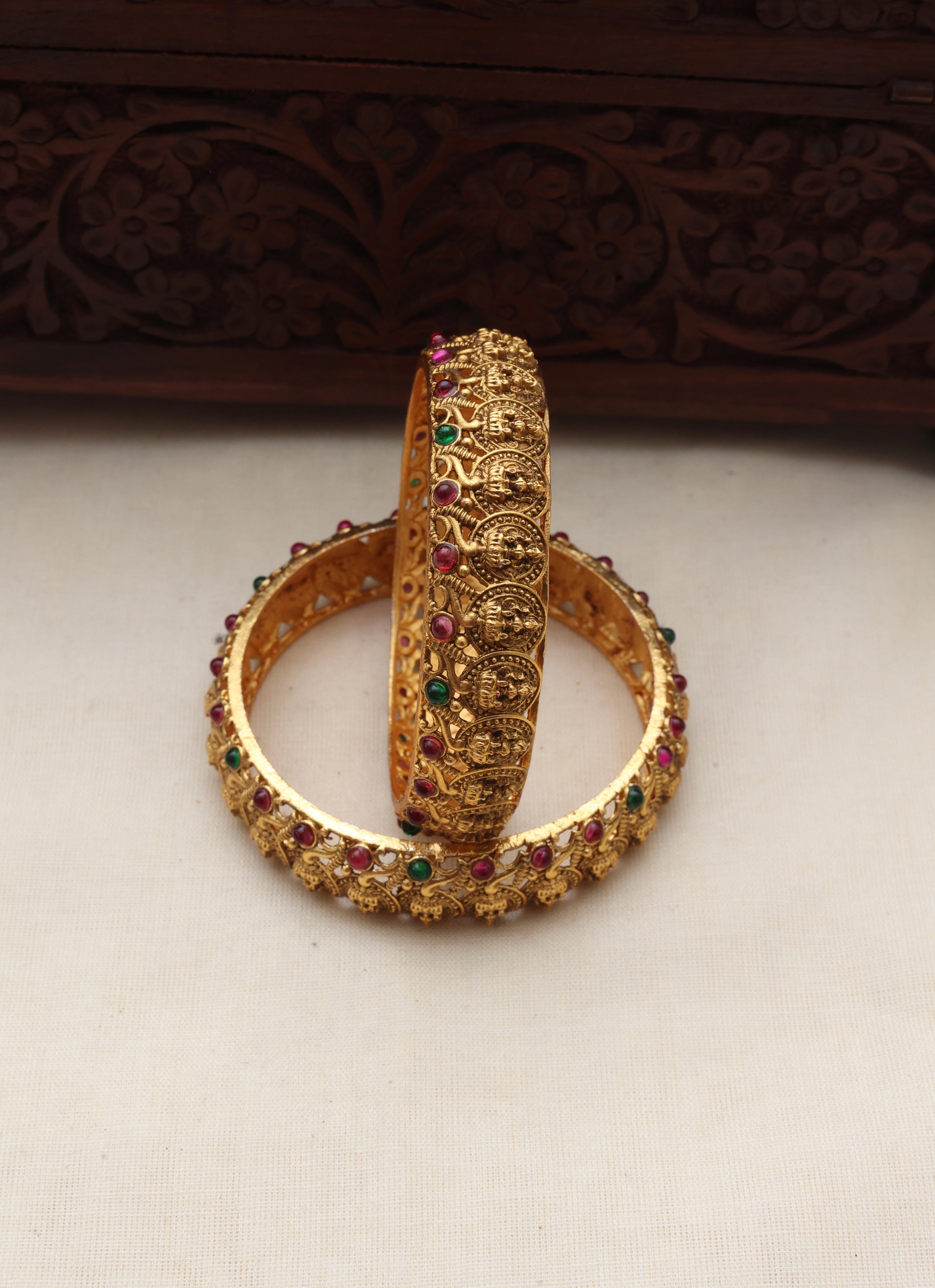 Devi coin bangles-(BR 021)