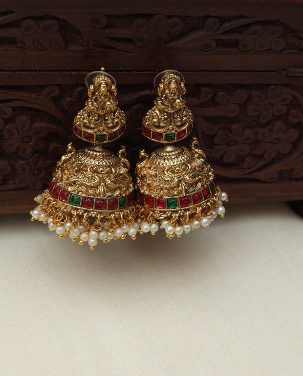 Devi charm jhumkas