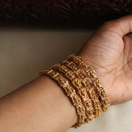 Golden bangles - (013)