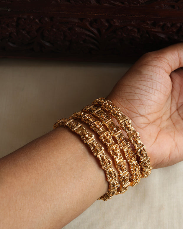 Golden bangles - (013)