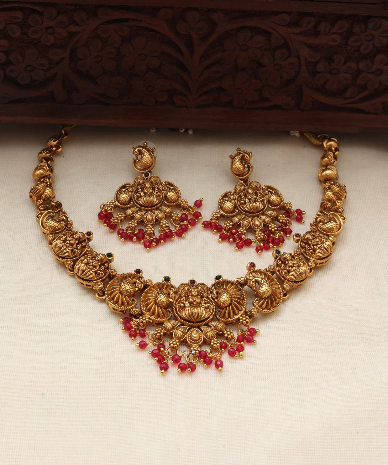 Padma lakshmi necklace set-JS 0264)