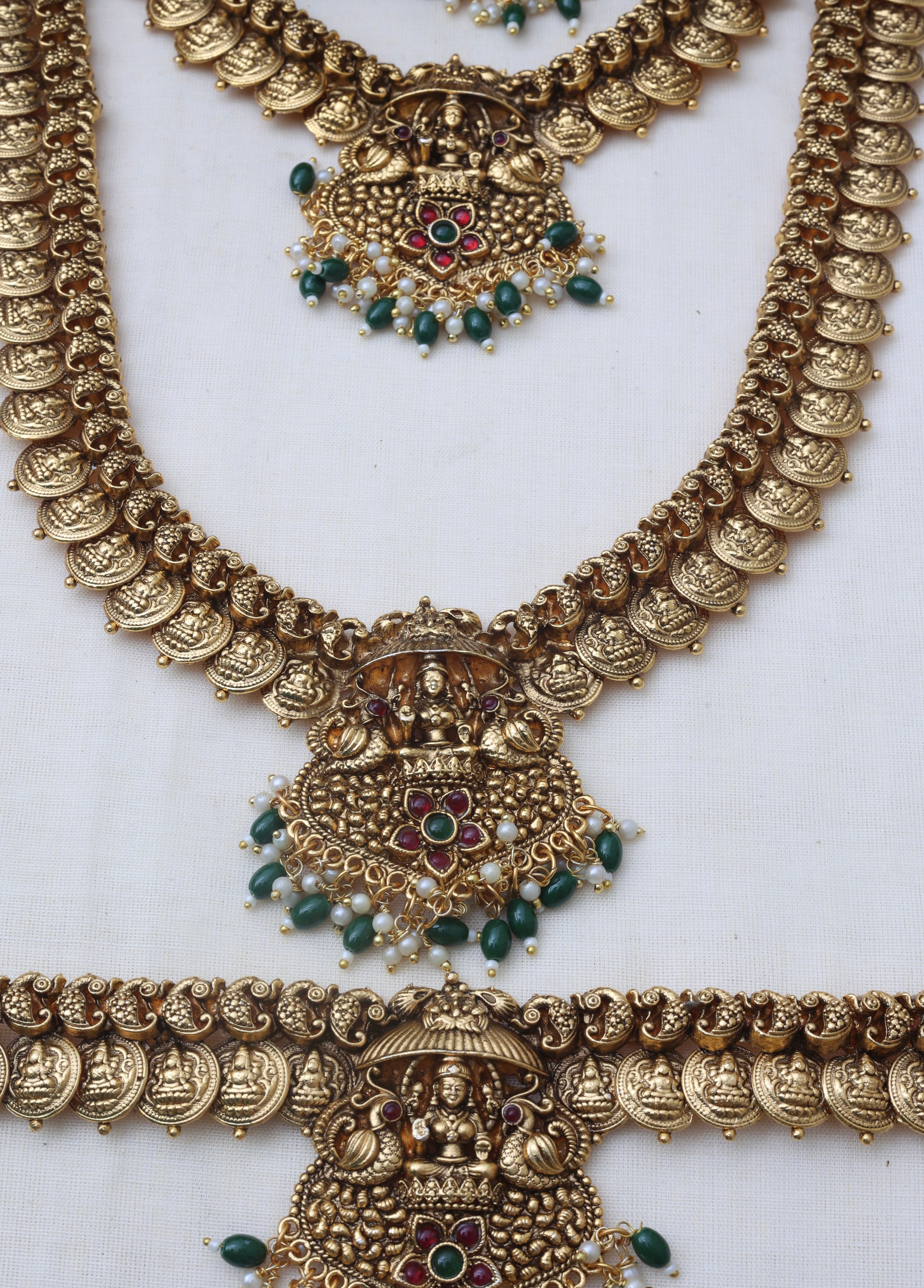 Emerald Devi coin Bridalset