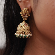 Mayura Antique Jhumkas
