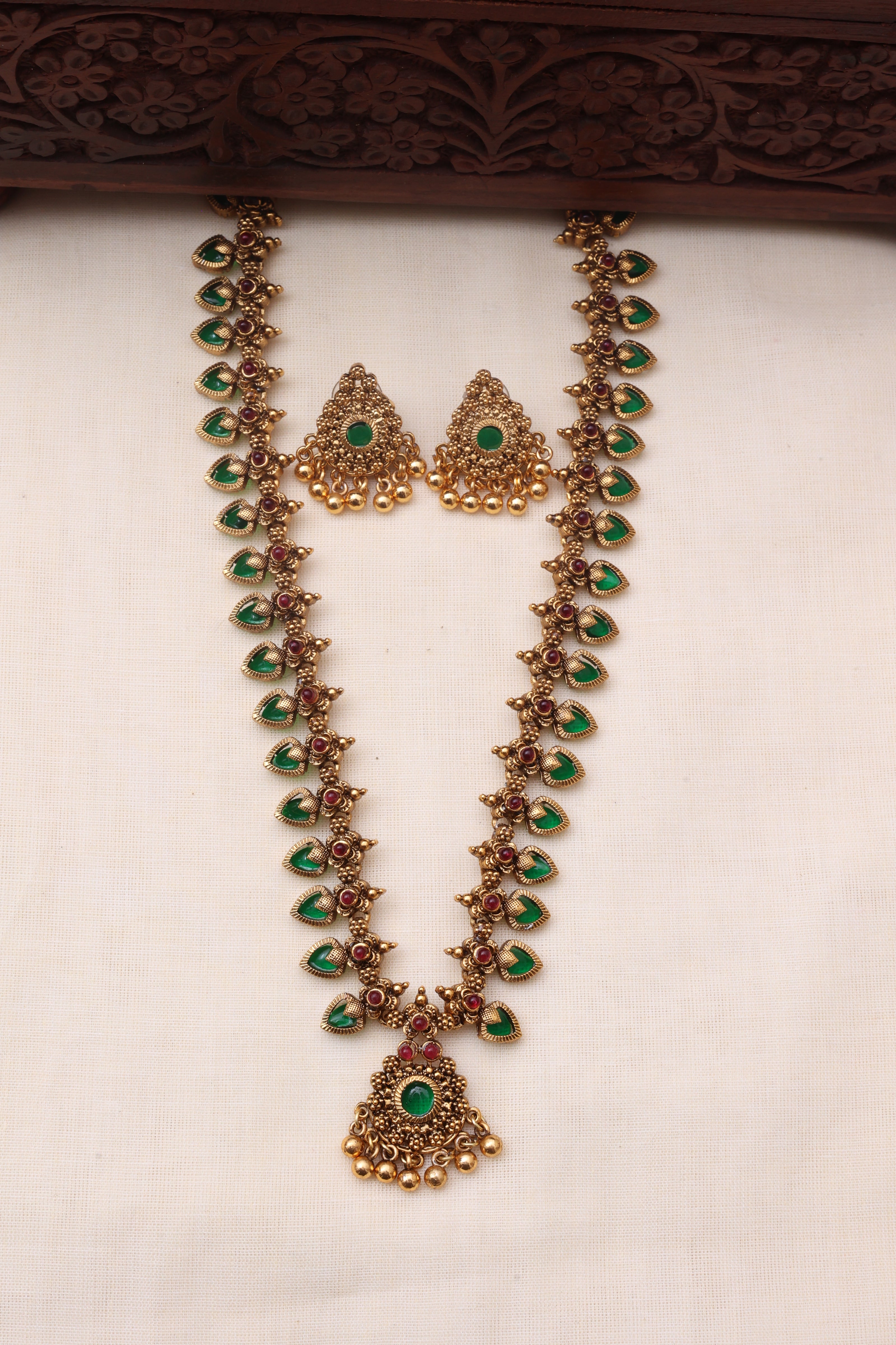 Palakka necklace set-0288