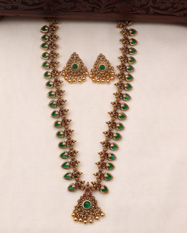 Palakka necklace set-0288