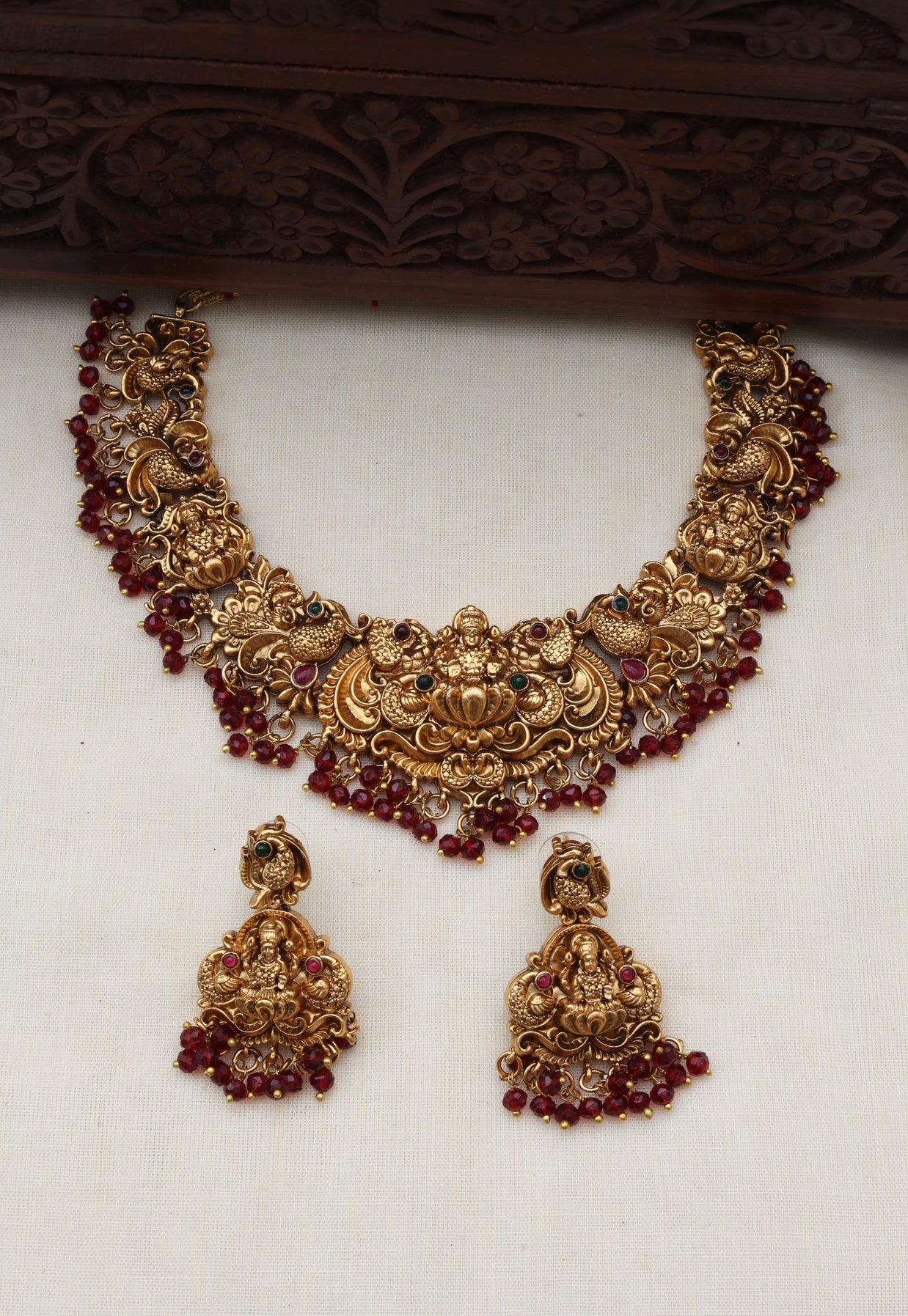 Sindhoor necklace set - (JS 0258)
