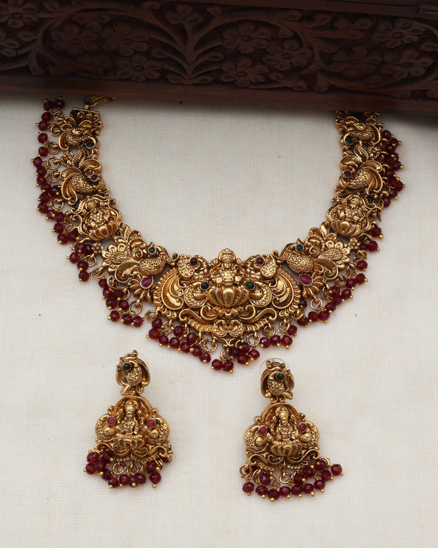 Sindhoor necklace set - (JS 0258)
