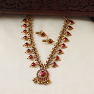 Short palakka necklace set