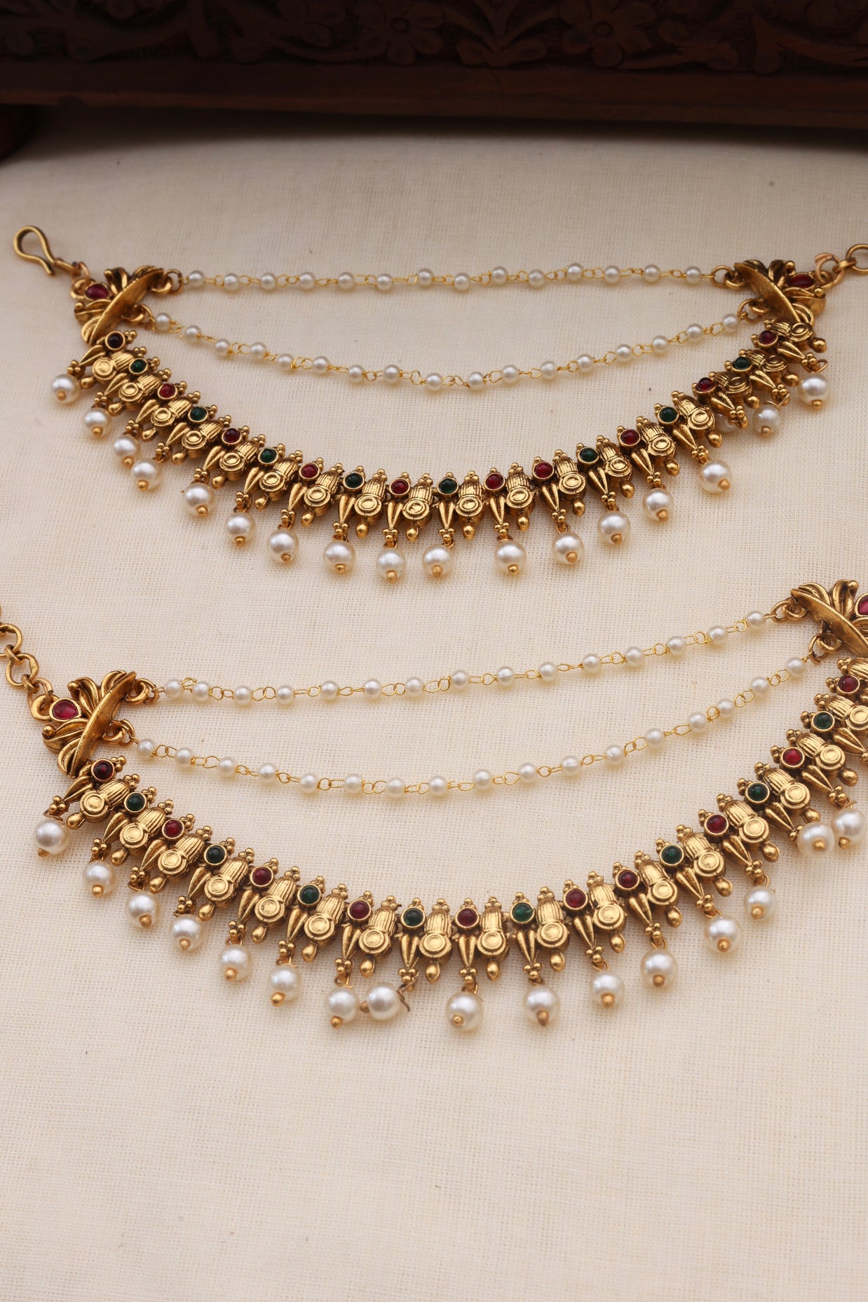 Kashvi Earchain pearl-013