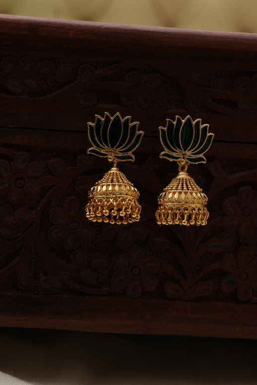 Lotus jhumka