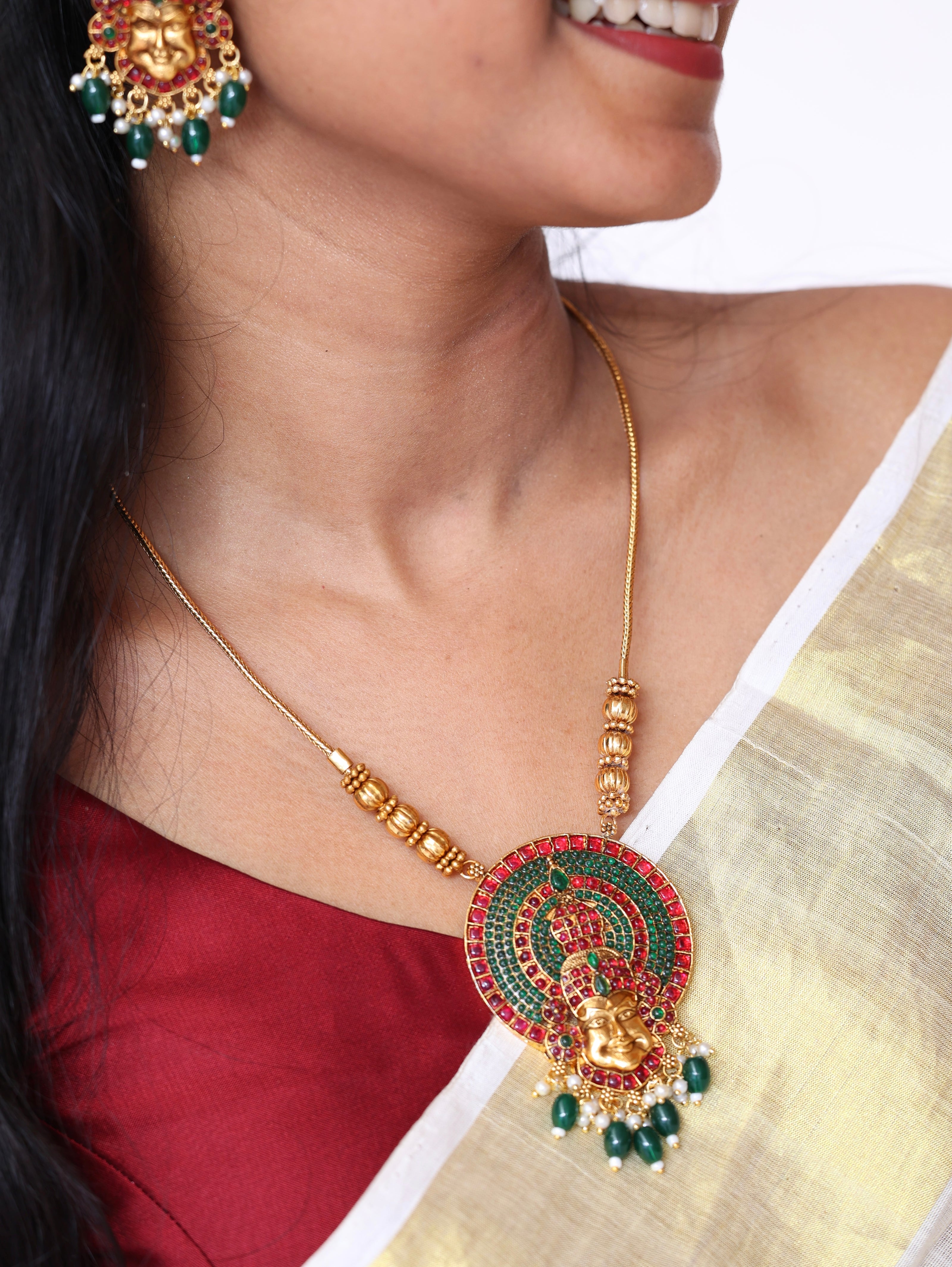 Kathakali necklace set