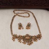 Athira choker set Green-JS 0198