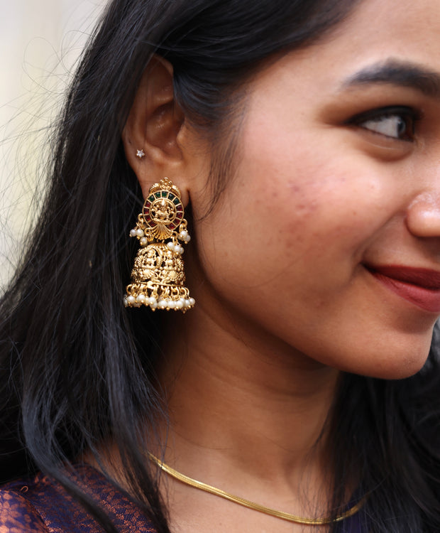 Lakshmi Antique Jhumkas