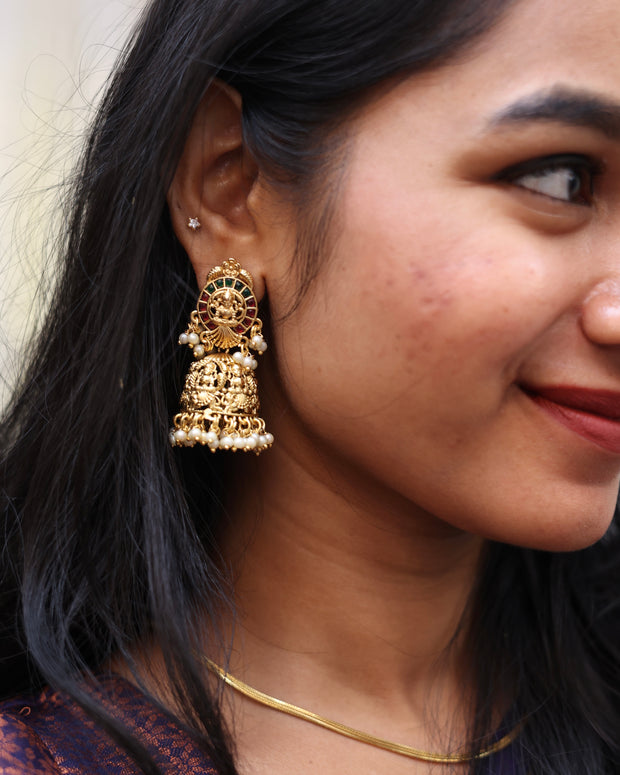Lakshmi Antique Jhumkas