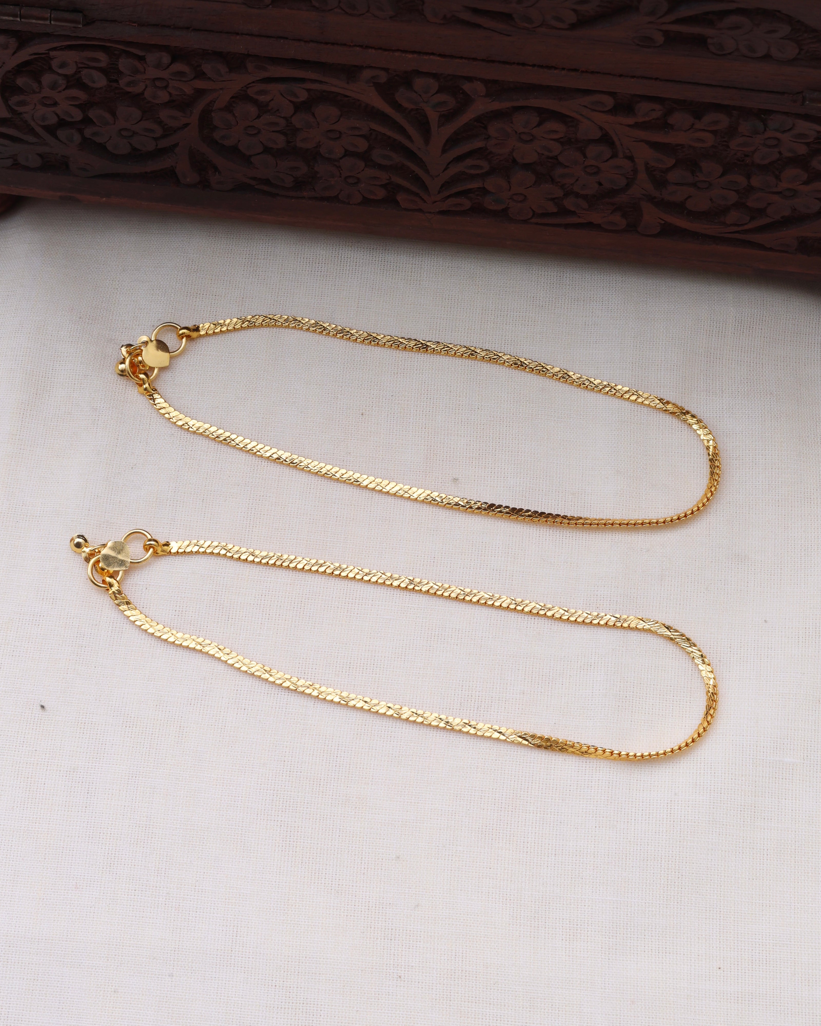 Golden Glow Anklet