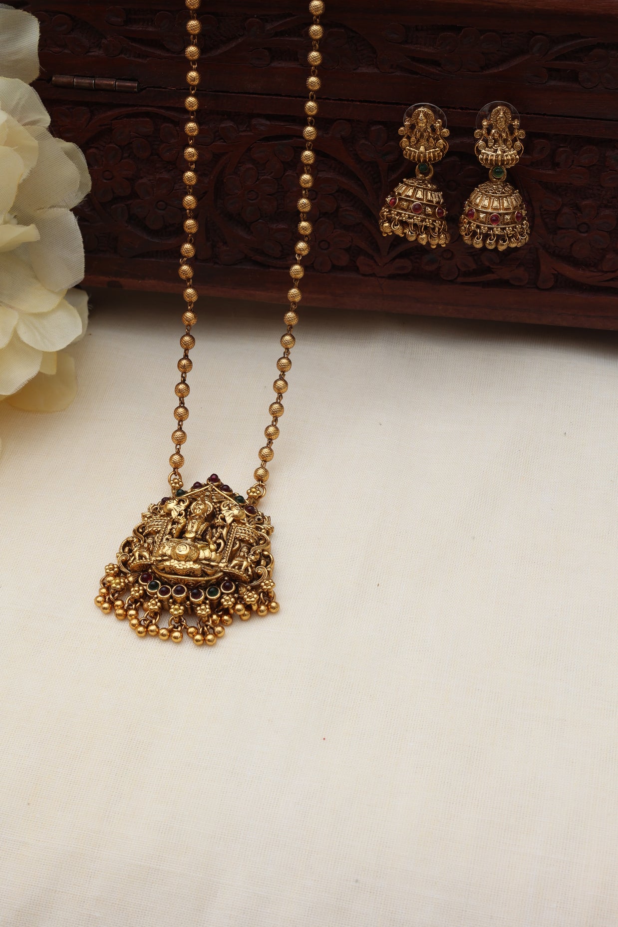 Golden Lakshmi Haaram