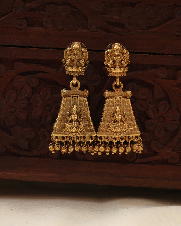 Madhurai jhumkas Golden-0179)