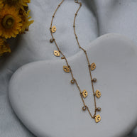 Evil eye multipendant chain