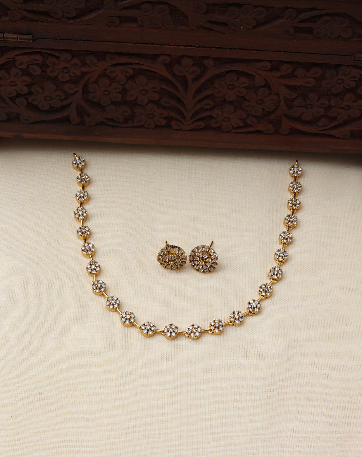 Alia necklace set - (JS 0243)