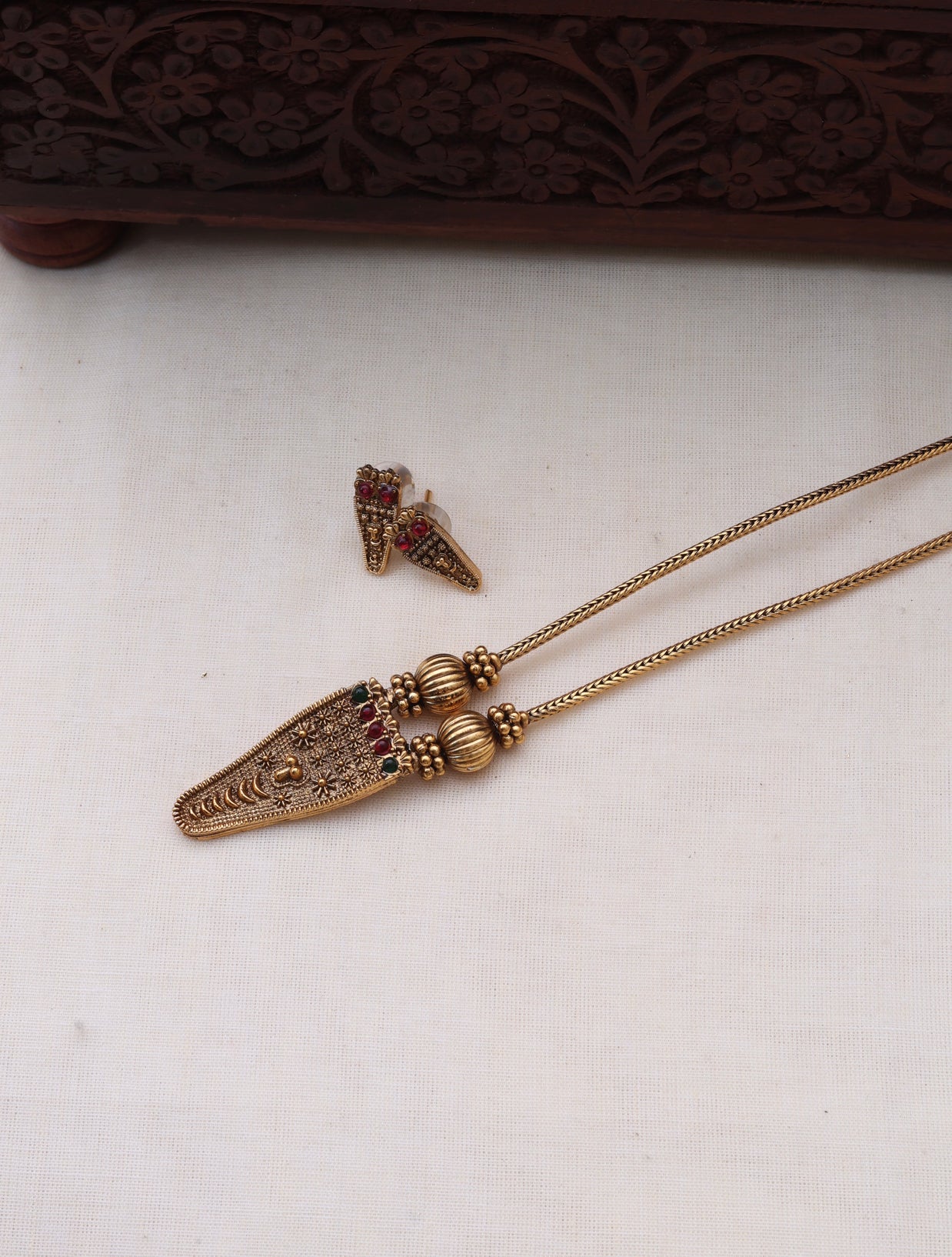 Aanapattam necklace set (JS 0223)