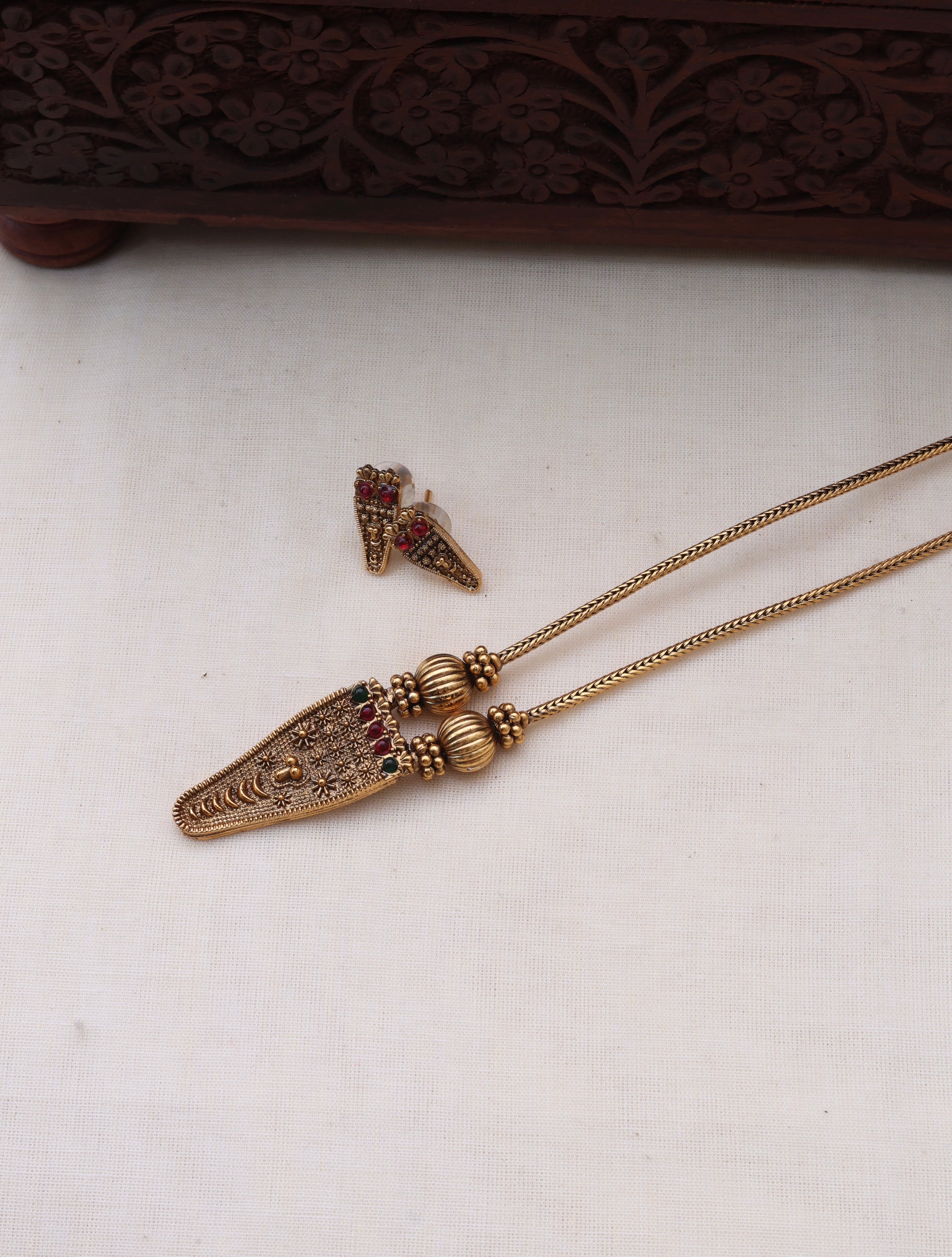 Aanapattam necklace set (JS 0223)