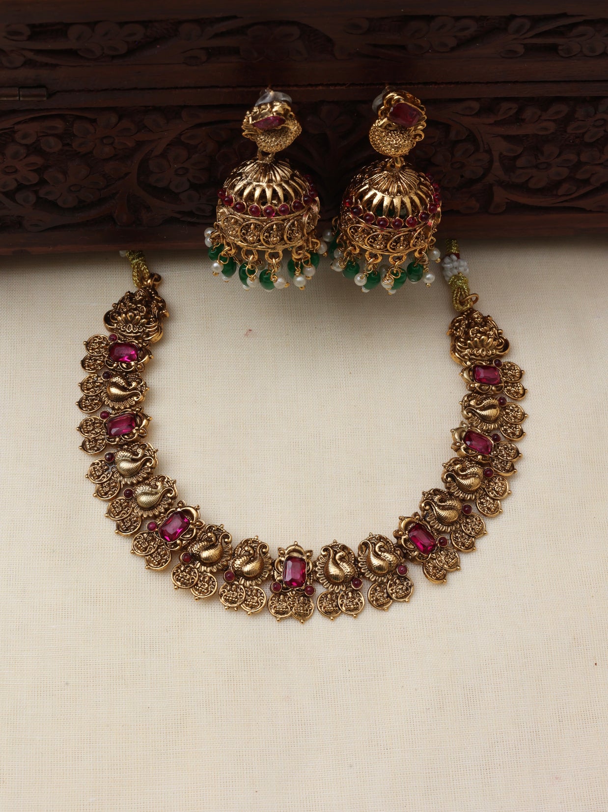 Kavitha necklace set-JS 0153