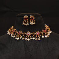 Ruby Radiance Necklace set