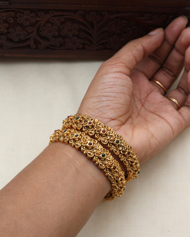 Flower bangles - (016)