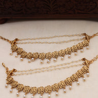 Swarna Earchain pearl-009