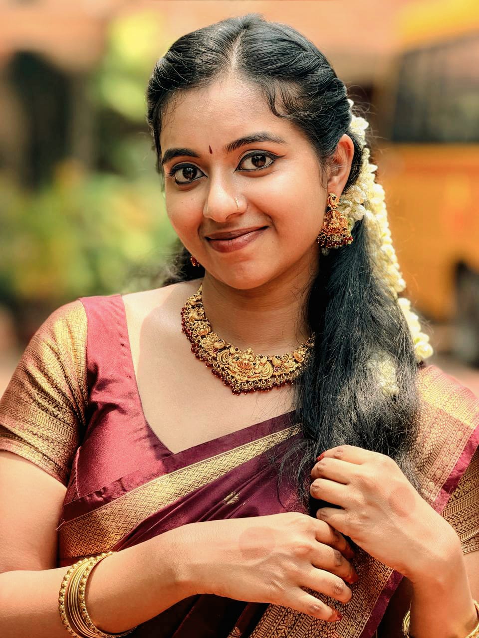 Sindhoor necklace set - (JS 0258)