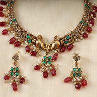 Gaja necklace set-(JS 0270)