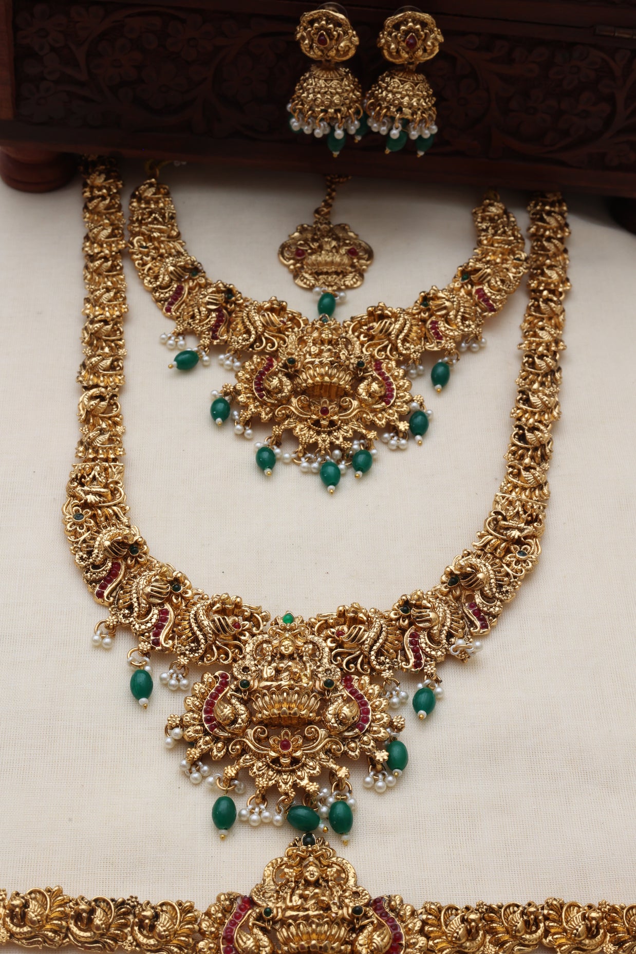 Anushka Emerald bridalset-(BS-022)