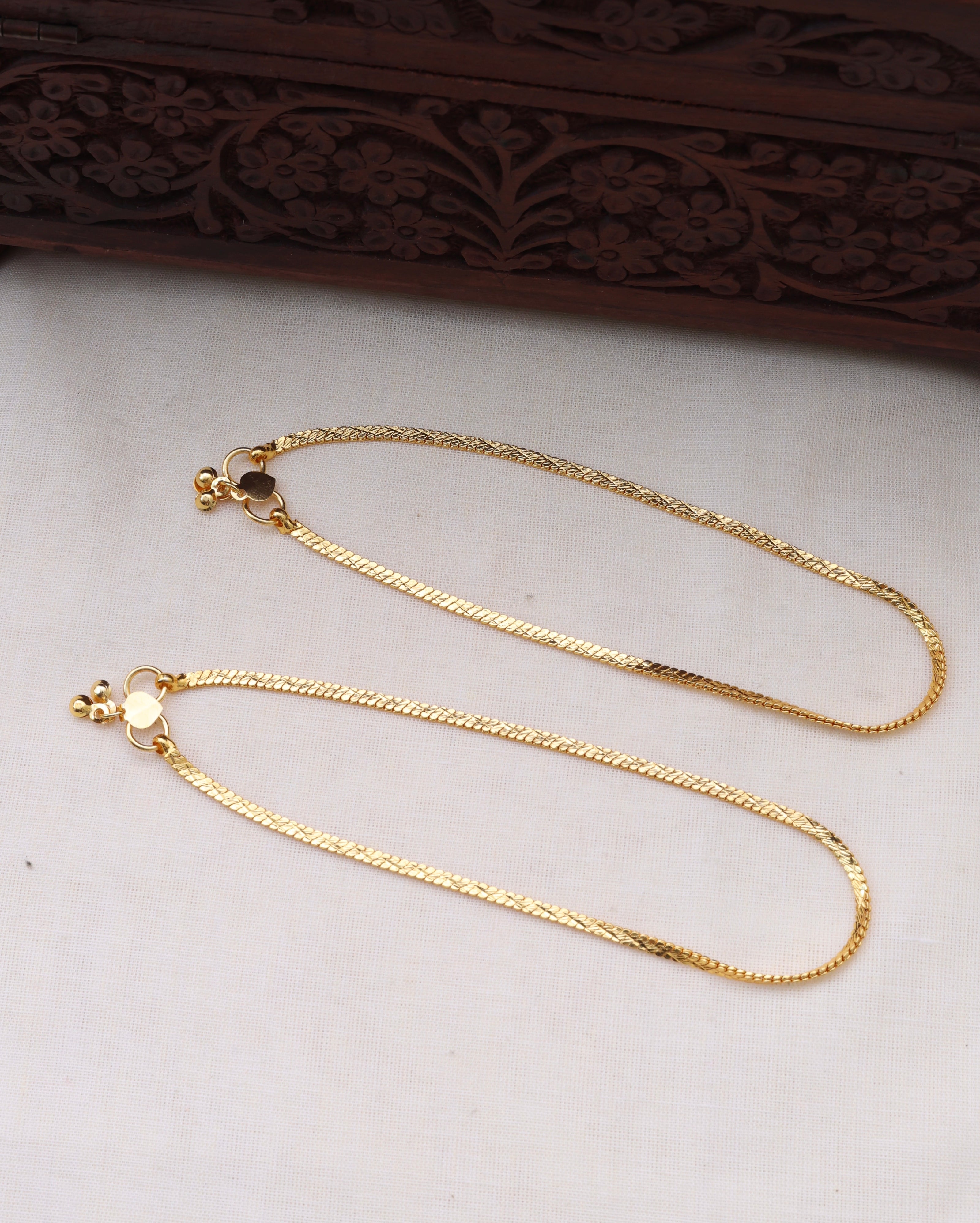 Golden Glow Anklet