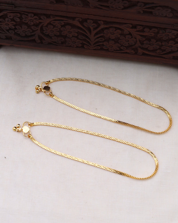 Golden Glow Anklet