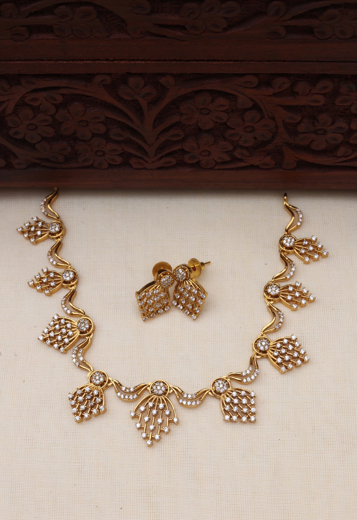 Jessy AD necklace set-JS 0118