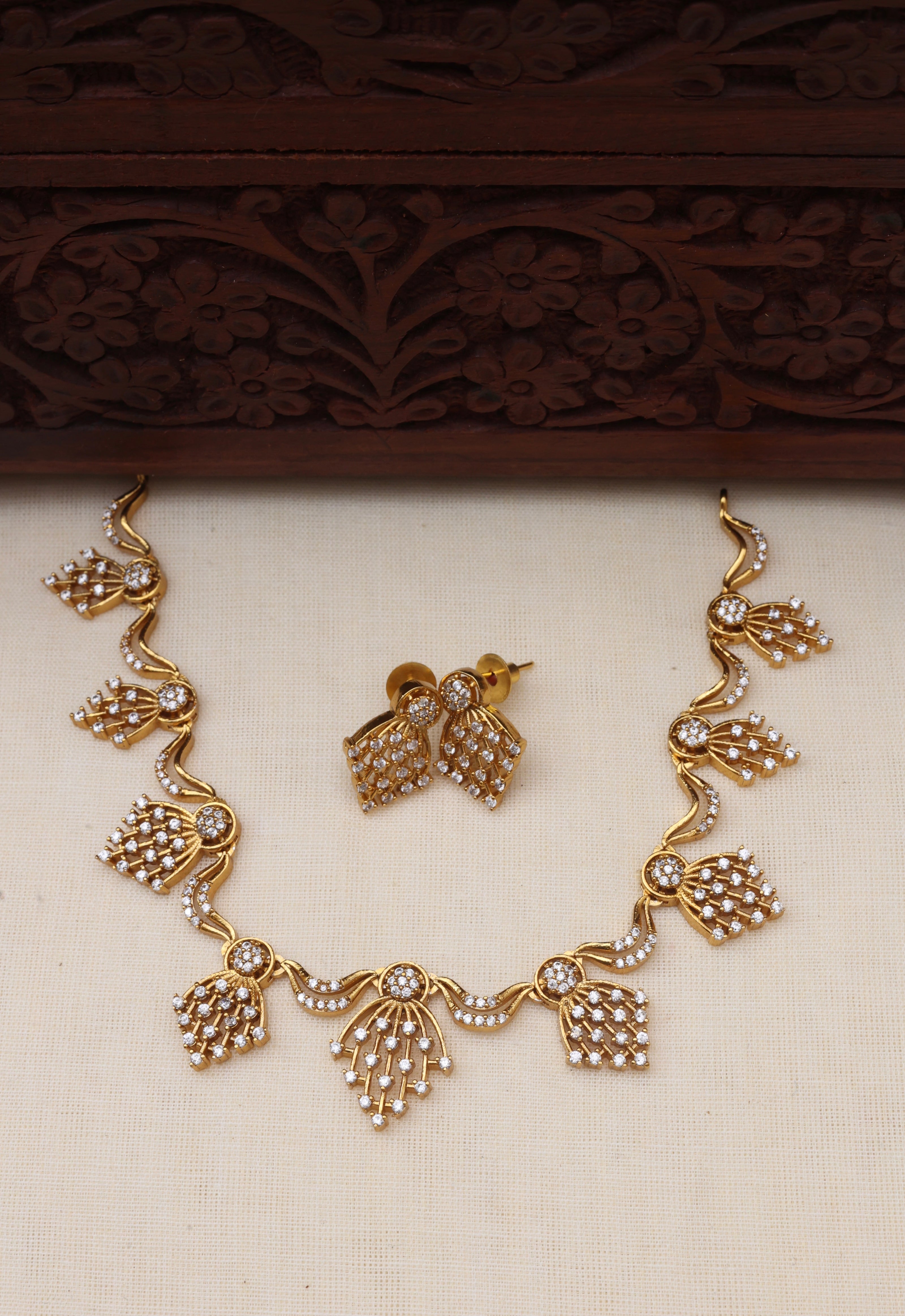Jessy AD necklace set-JS 0118