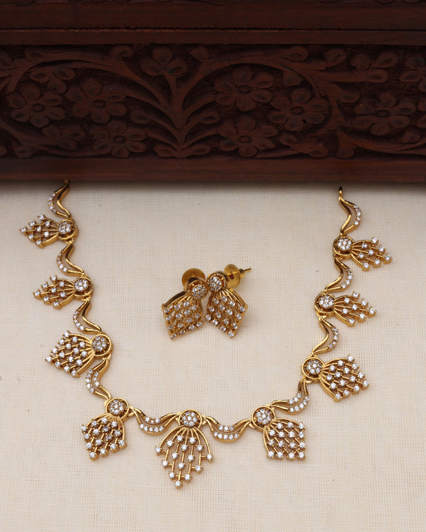 Jessy AD necklace set-JS 0118