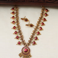 Short palakka necklace set
