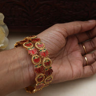 Red Lotus bangles