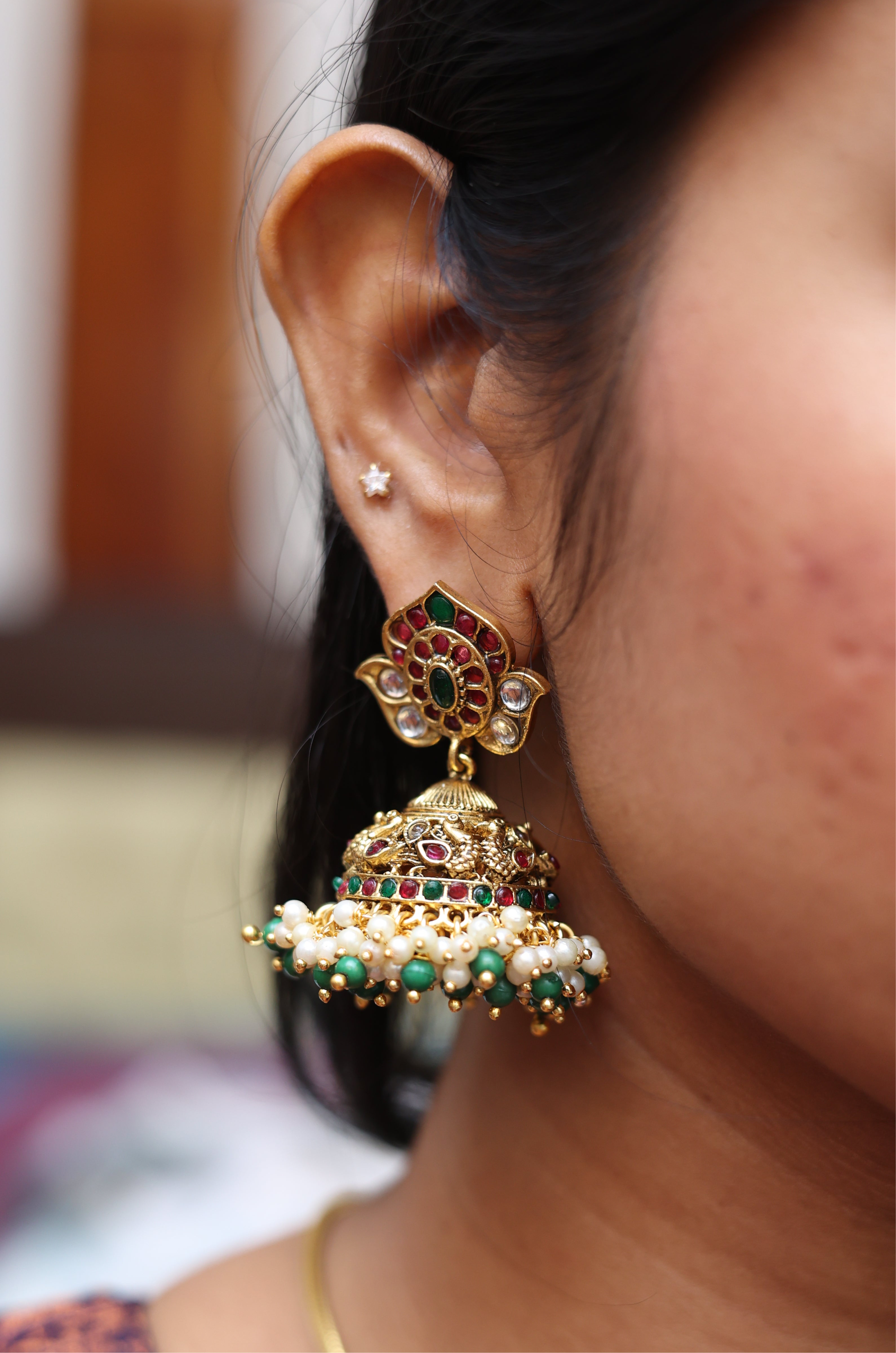 Divine Antique Jhumkas